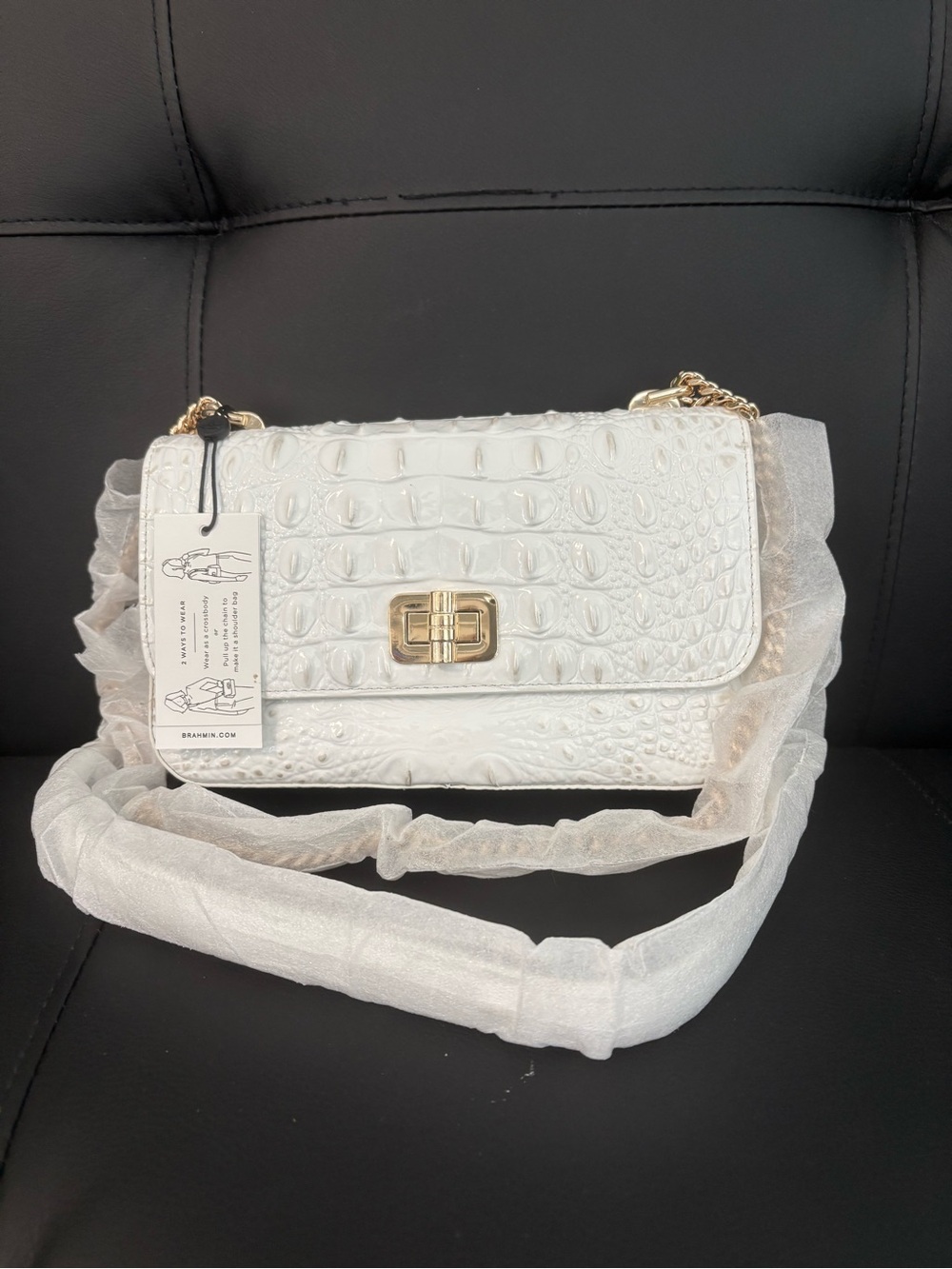 Brahmin Rosa Sea Salt White Melbourne